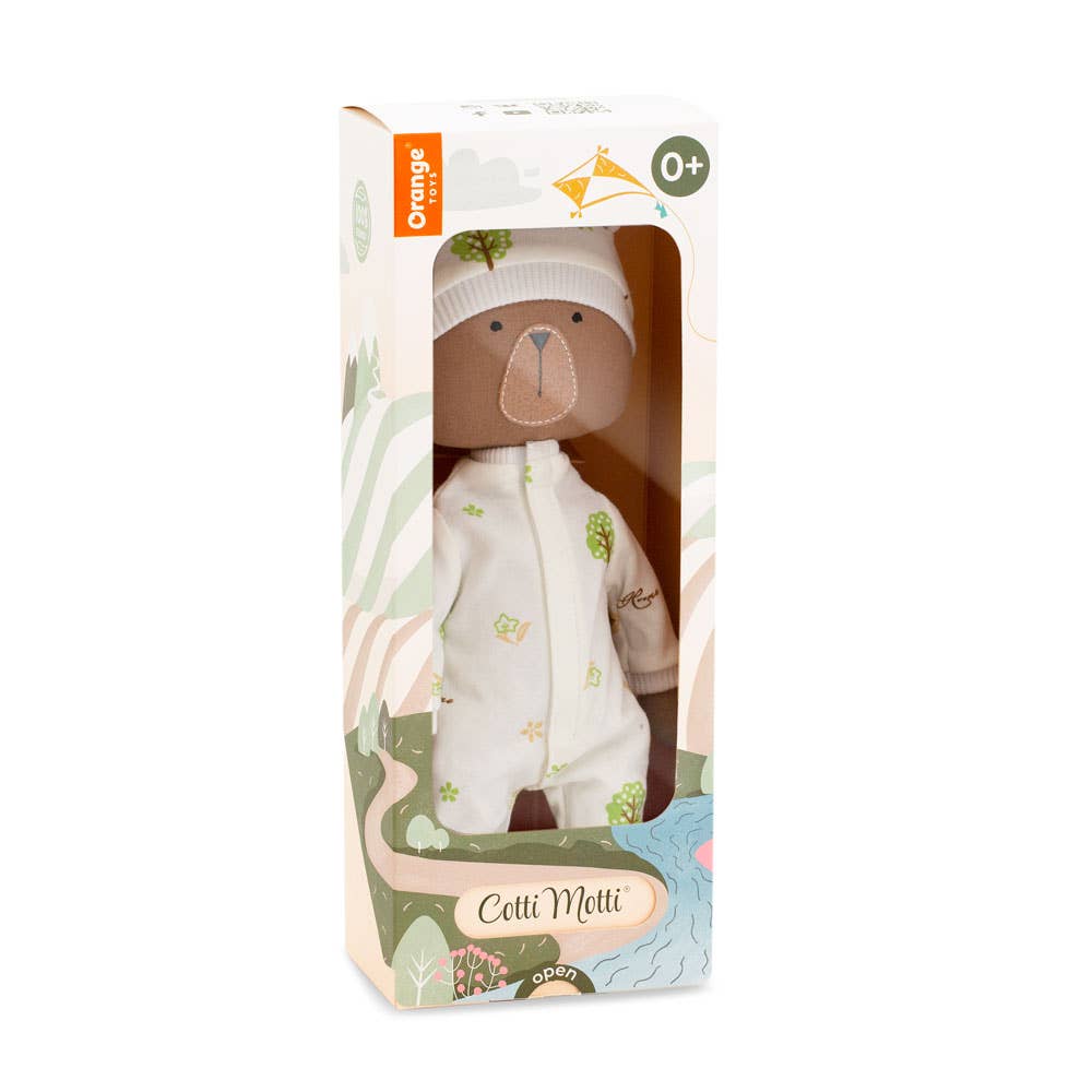 Plüschtier aus Baumwolle, Cotti Motti, Oscar der Bär -29cm-0+