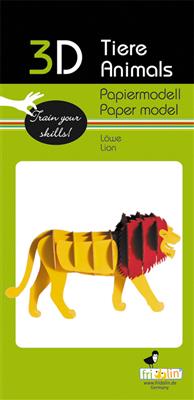 Modèle En Papier 3D - Lion
