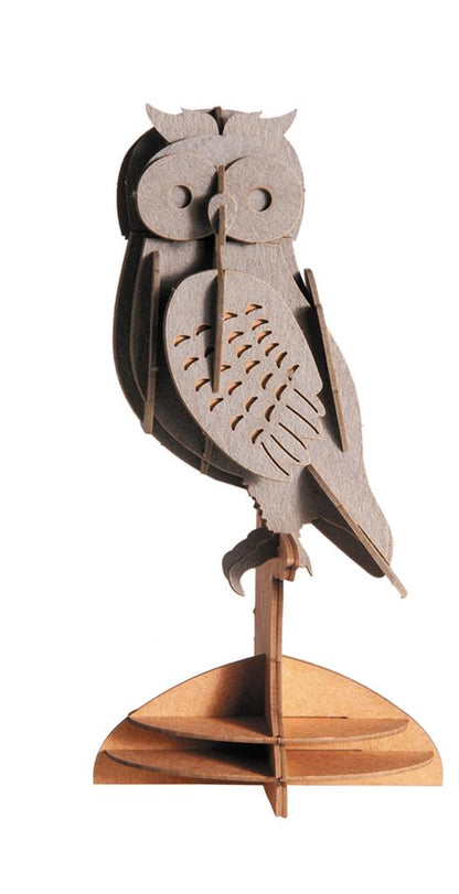 3D Papiermodell - Eule