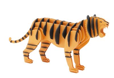 3D Paper Model: TIGRE 14x7x2,5cm, en sachet 10,5×21×0,5cm