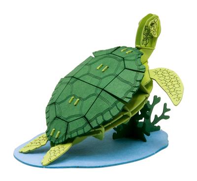 3D-Papiermodell - Meeresschildkröte