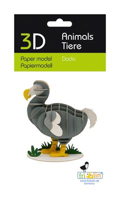 3D Papiermodell - Dodo
