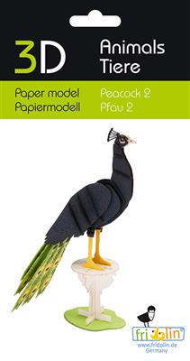 3D Paper Model - Peacock