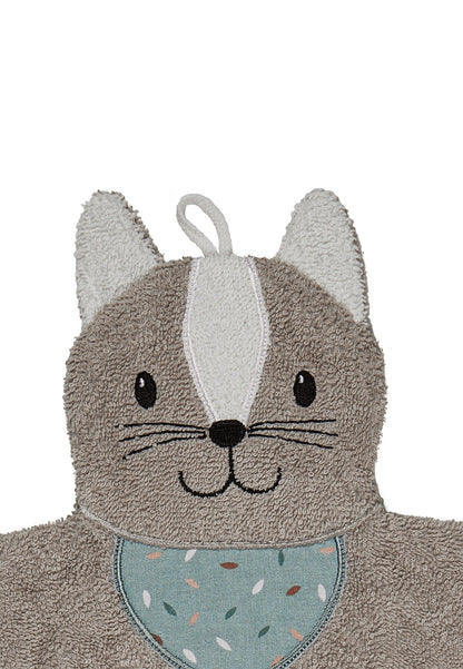 Gant de toilette Chat Lilly - 24,5 x 24 cm – vue 4