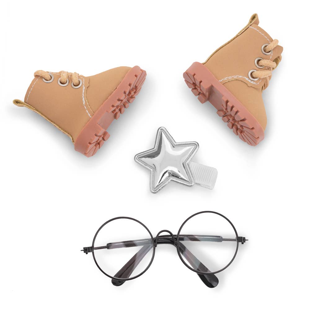 Schuh- und Accessoire-Set, 20 cm