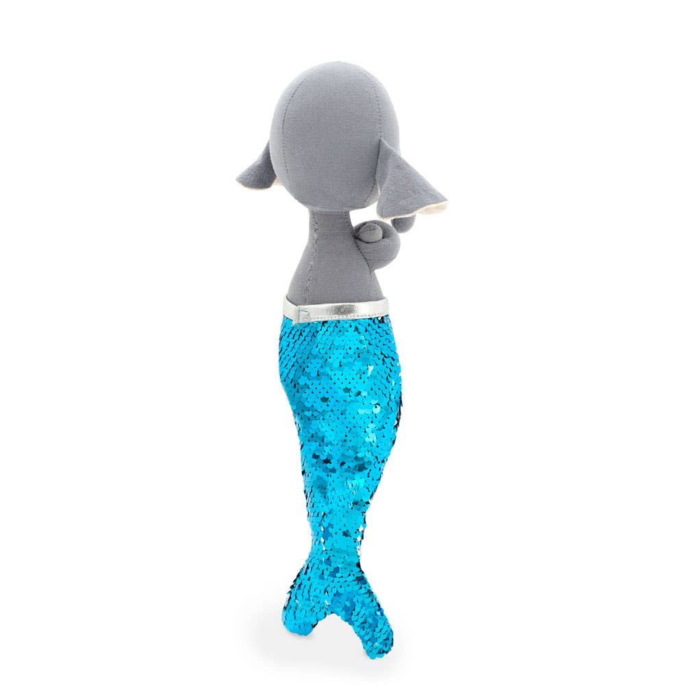 Plüschtier aus Baumwolle, Alicia, die Meerjungfrauen-Elefantin: 29 cm, ab 3 Jahren