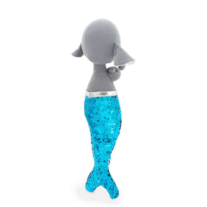 Plüschtier aus Baumwolle, Alicia, die Meerjungfrauen-Elefantin: 29 cm, ab 3 Jahren