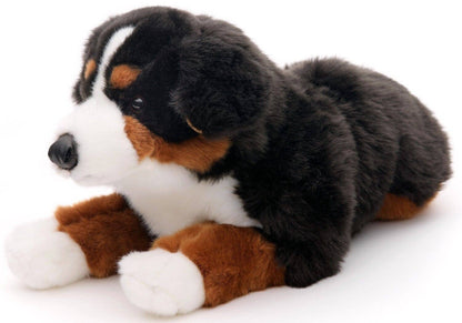 Peluche Bouvier bernois, couché