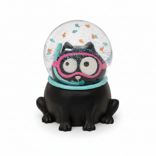 Ed the Cat Snow Globe