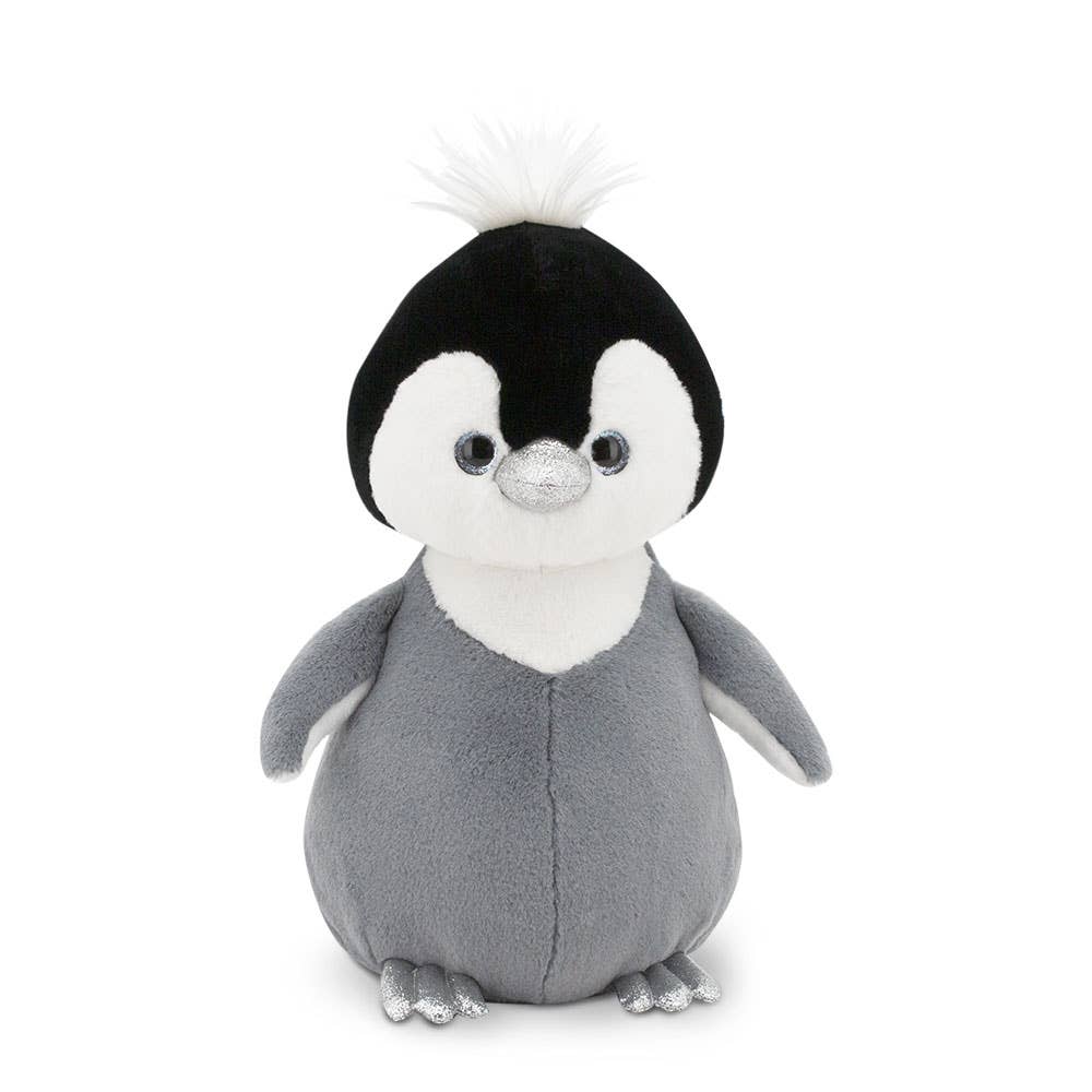 Fluffy, der graue Pinguin – Plüschtier – 22 cm – Geeignet ab 0 Monaten