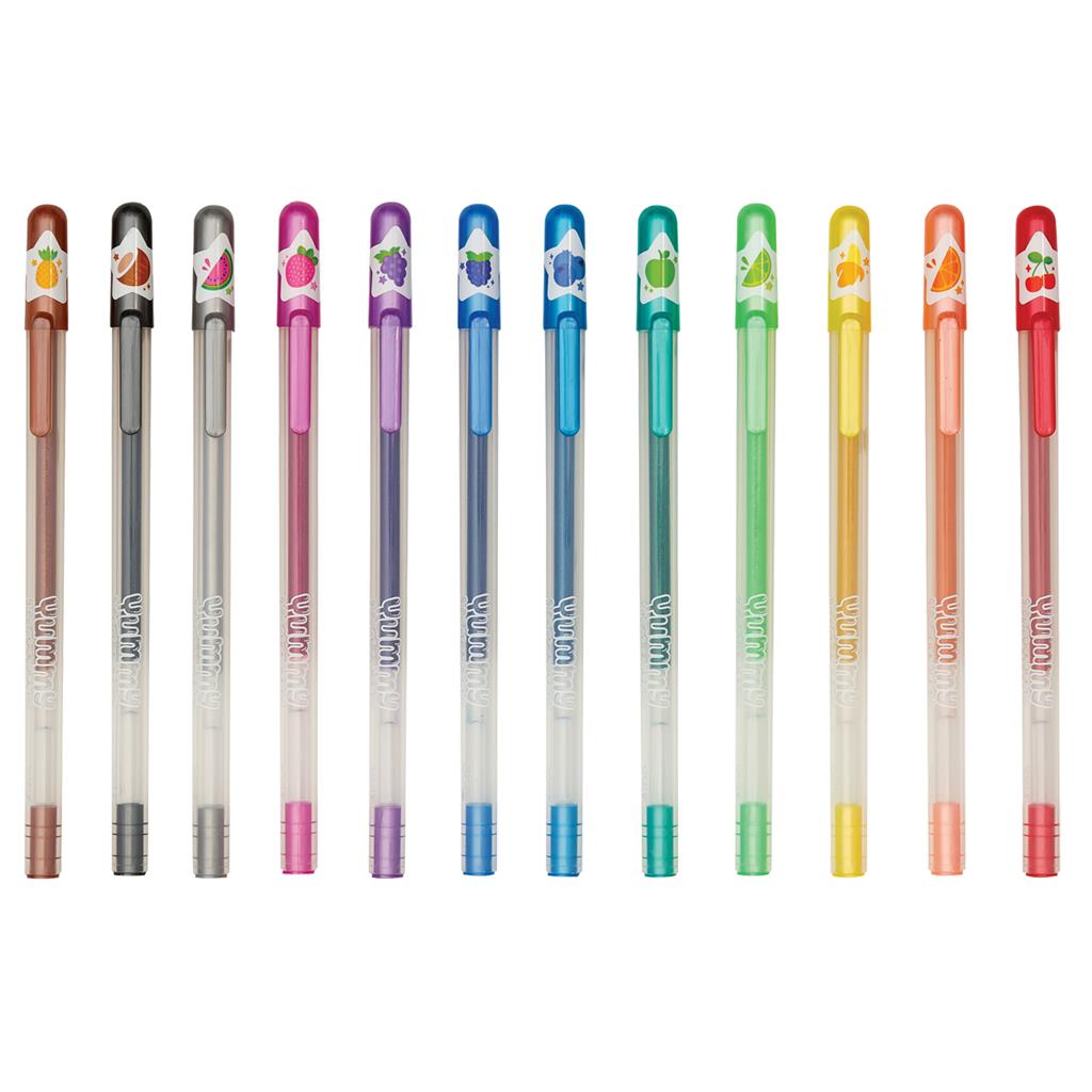 Set of 12 Glitter and Scented Gel Pens