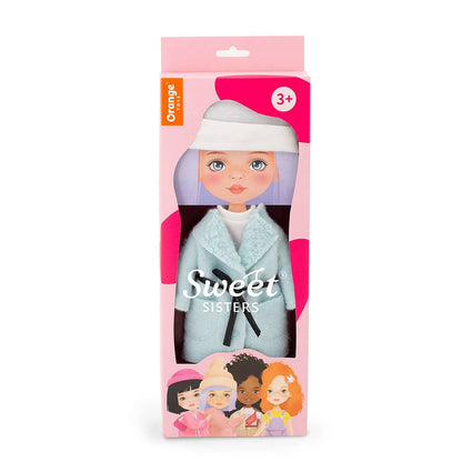 Bekleidungsset: Mintfarbener Mantel, 28 cm