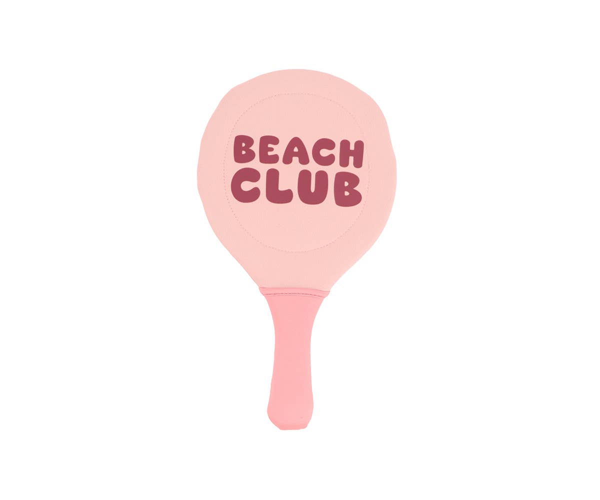 Neopren-Strandschläger Stripes Bloom & Blush mit Ball