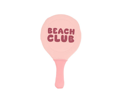 Neopren-Strandschläger Stripes Bloom & Blush mit Ball