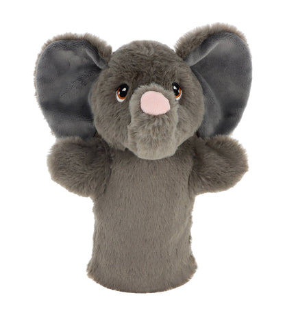 Marionnette éléphant gris Keeleco 27 cm
