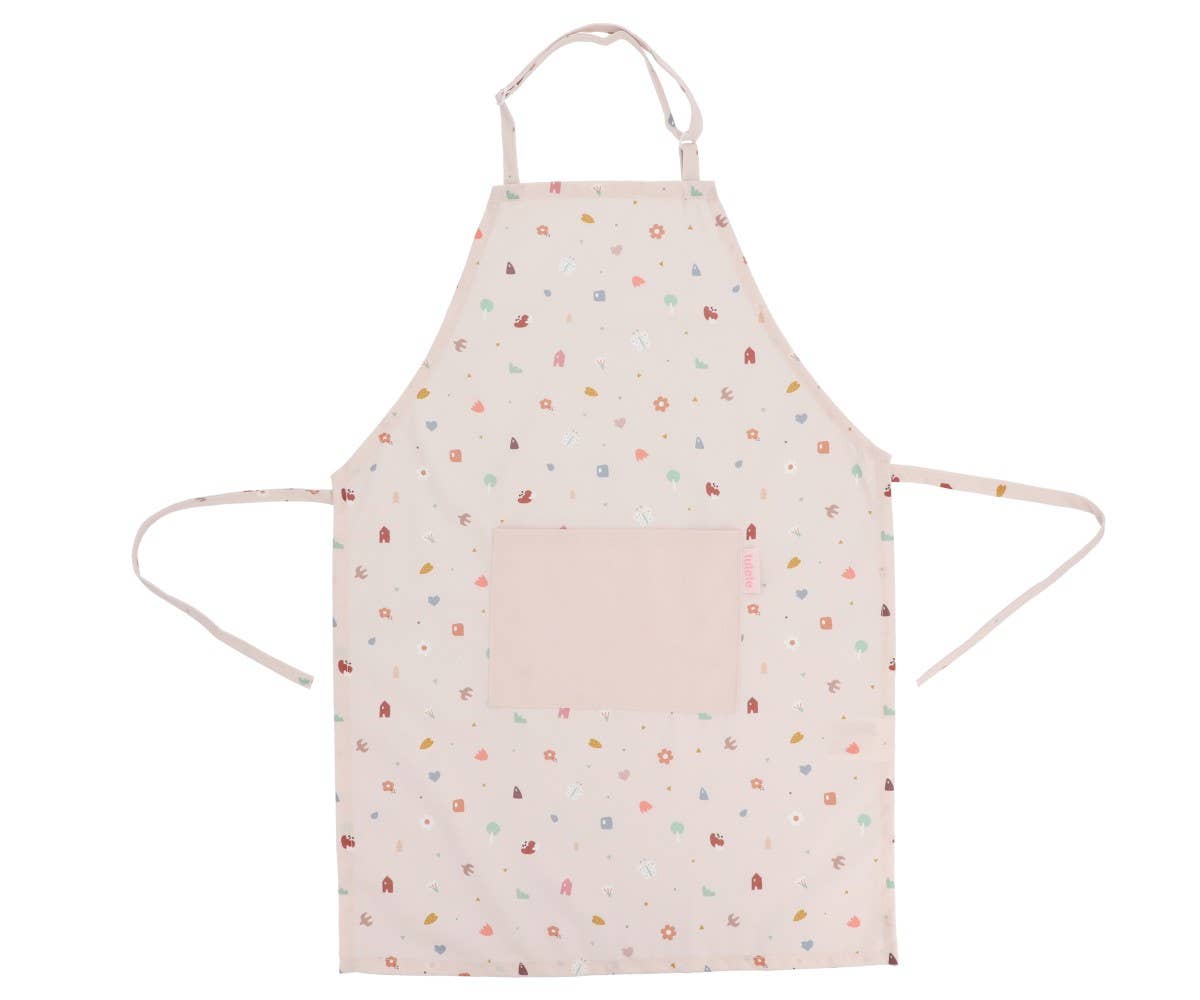 Geometric Nature Apron and Pot Holder Set