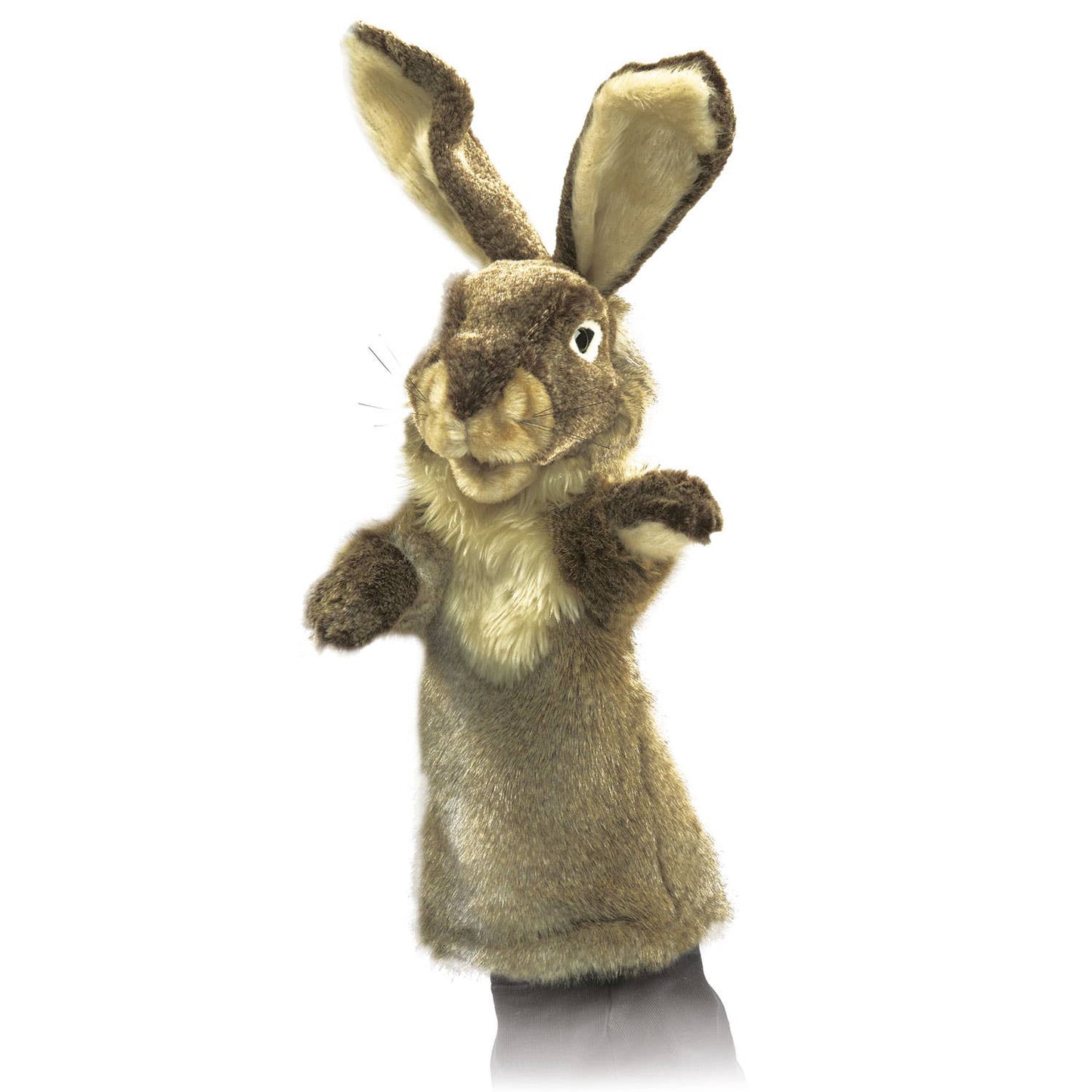 Marionnette à main Bunny for the Puppet Stage 2800/ Rabbit Stage Puppet Folkmanis réaliste
