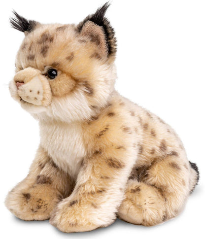 Peluche petit lynx assis Uni Toys