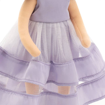 Lilu-Puppe im lila Kleid – 32 cm