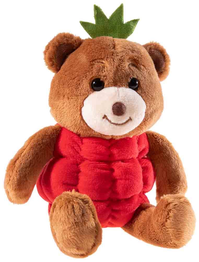 Peluche Himbär Ours Razzy framboise - 19 cm