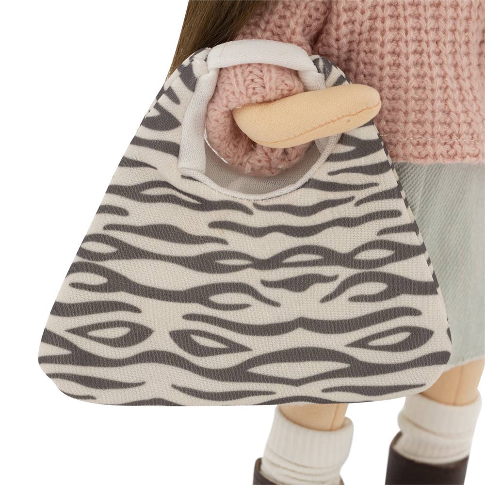 Sophie-Puppe mit Jeansrock, 32 cm