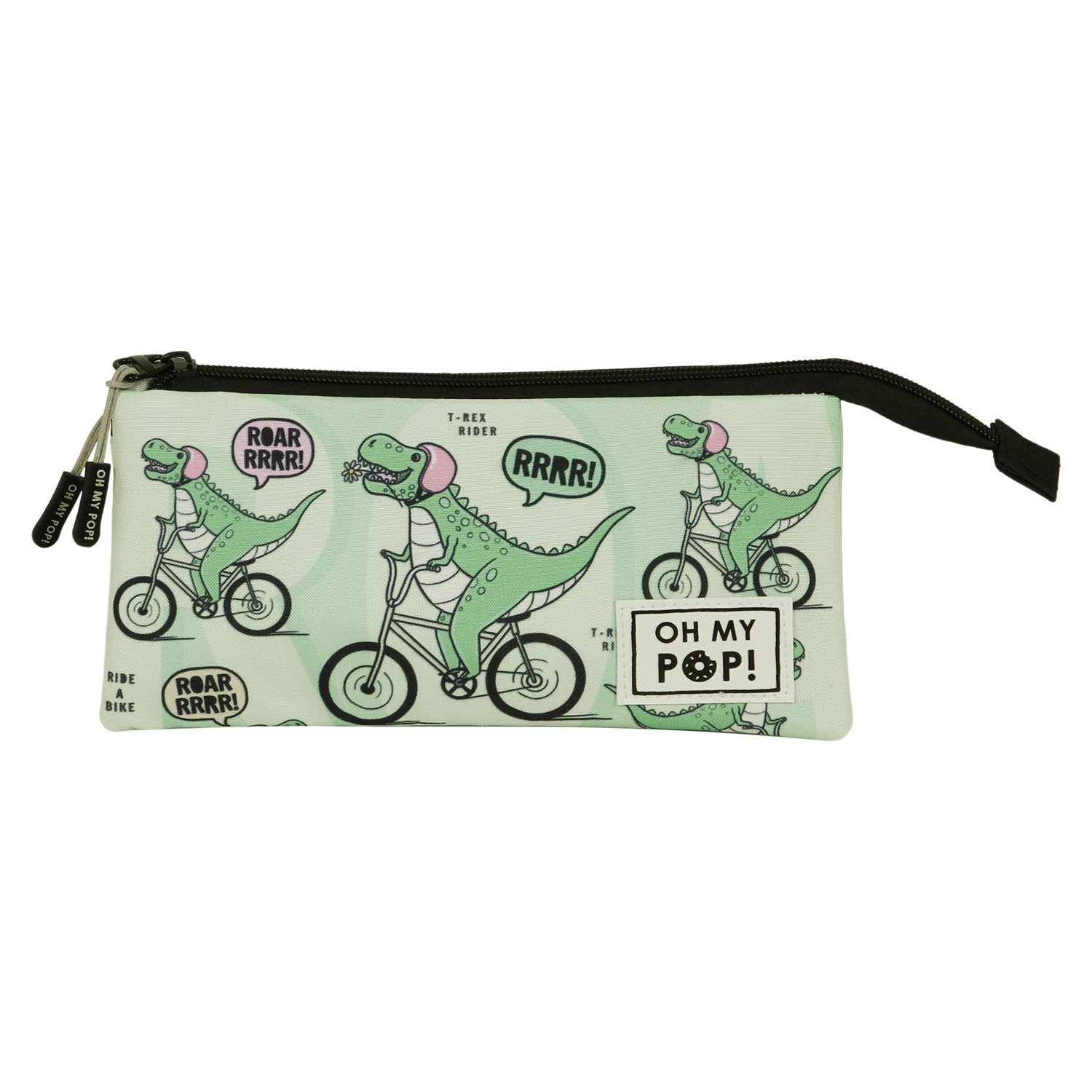Trousse Triple FAN 2.0 Oh My Pop! « Dinorrr » – Vert