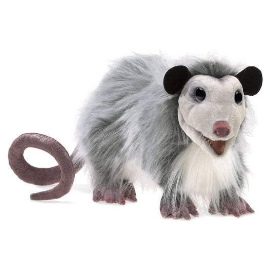 Marionnette à main Opossum Folkmanis réaliste