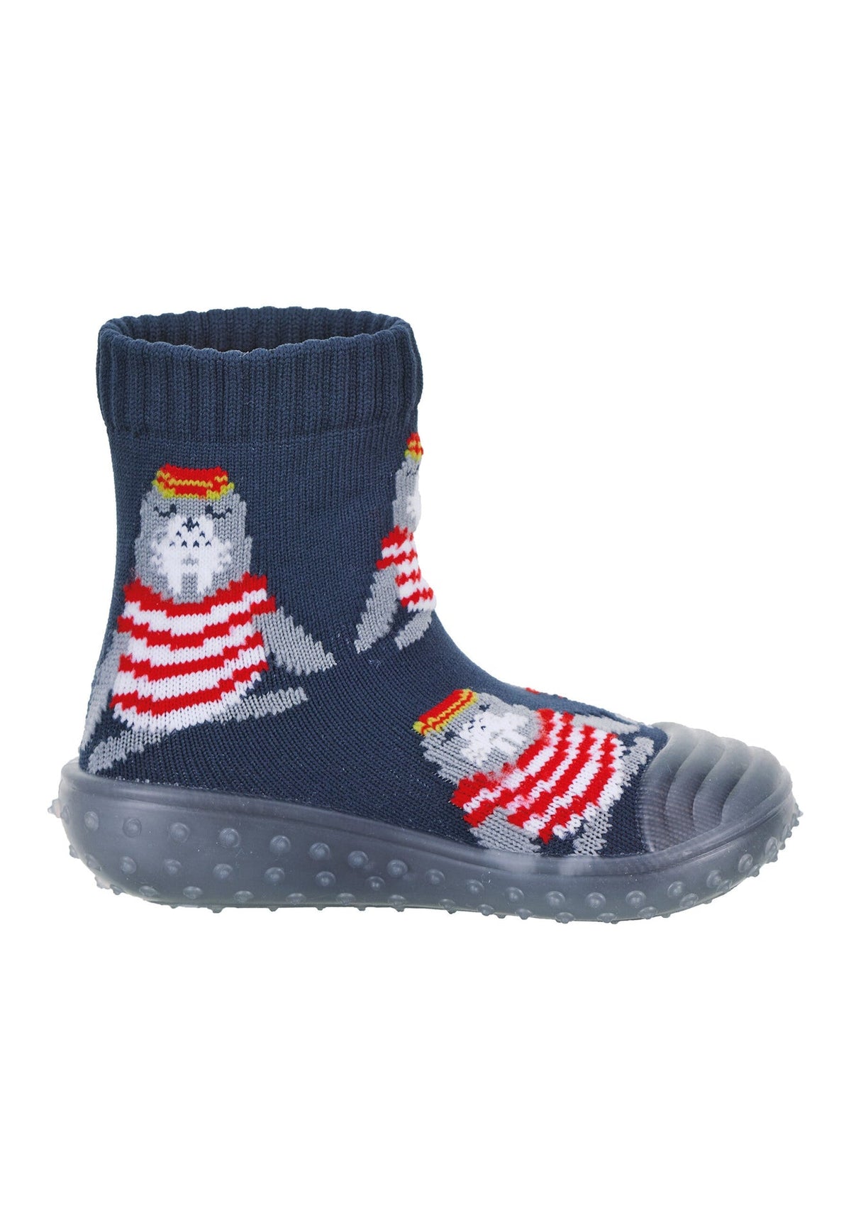 Chaussettes aventure Phoque - bleu marine – vue 2