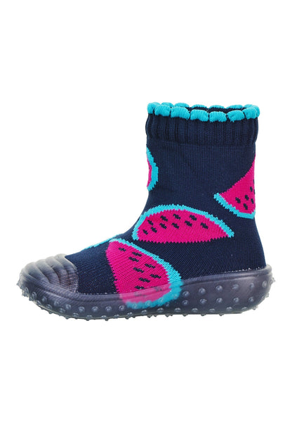Chaussettes aventure Pastèques - bleu marine – vue 3
