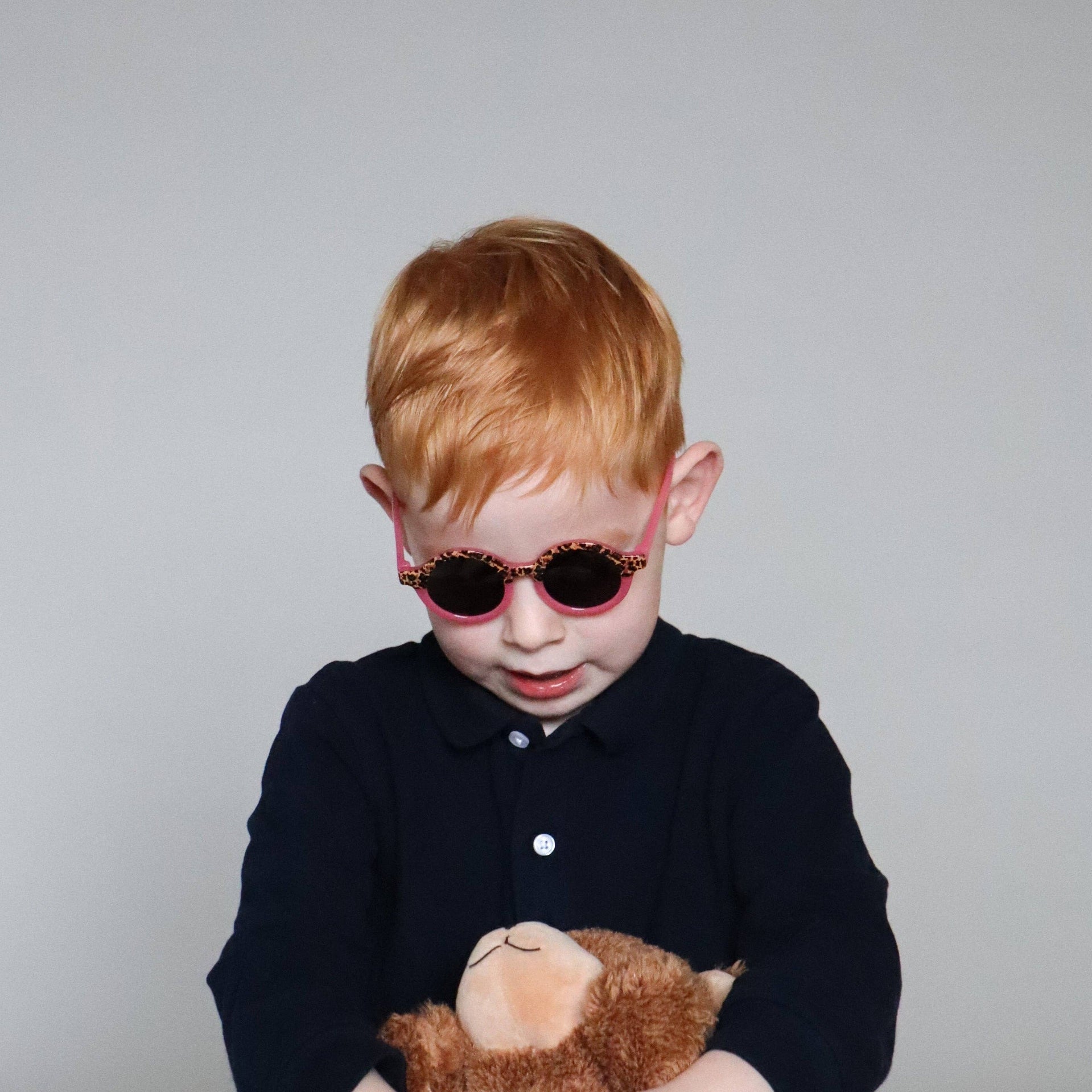 Lunettes de soleil bébé Hop'Pop – Léopard Transparent – CAT 4