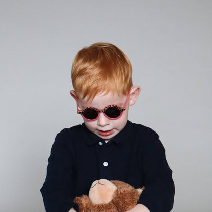 Lunettes de soleil bébé Hop'Pop – Léopard Transparent – CAT 4