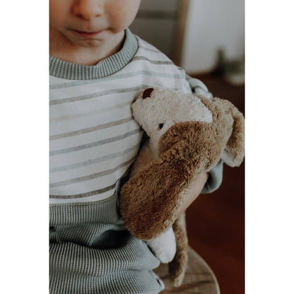 Stofftierhund, klein | Weiß &amp; Beige