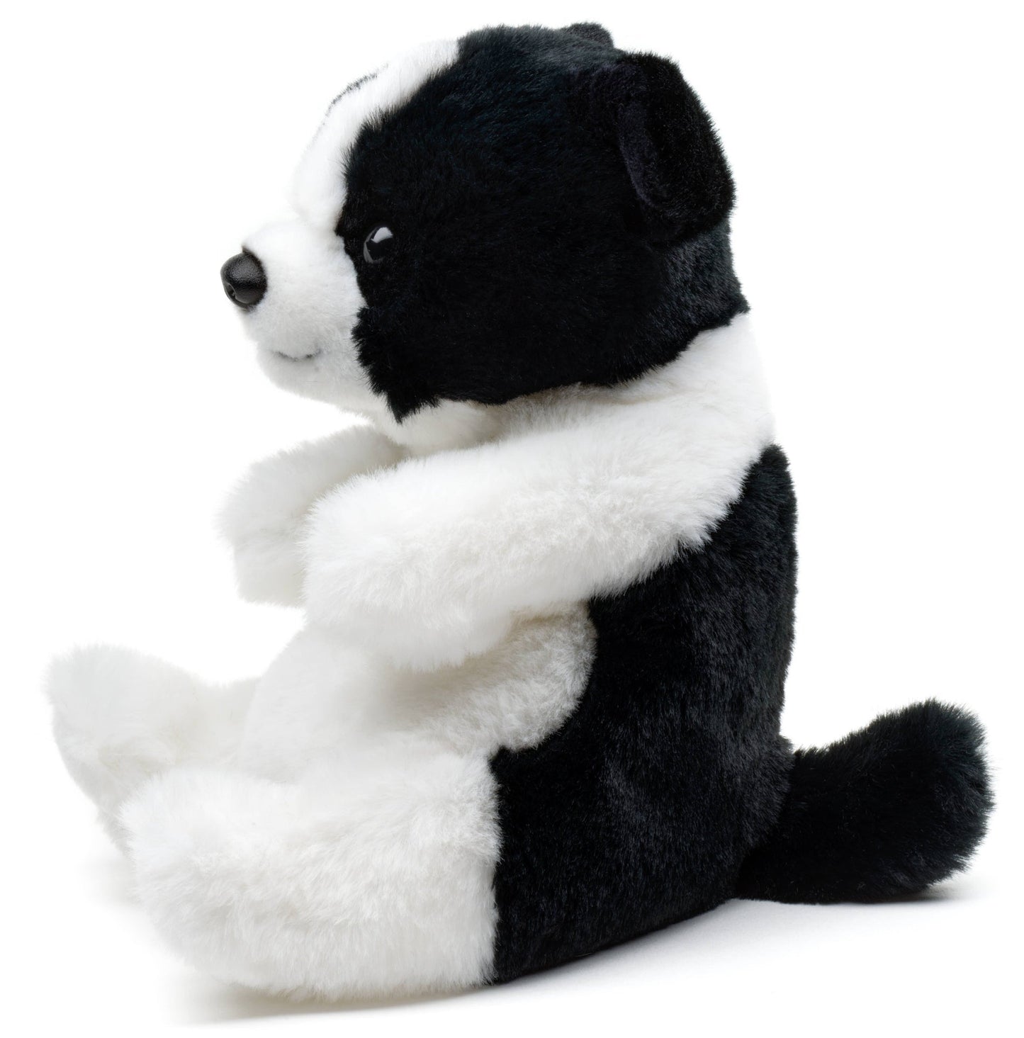 Peluche Border Collier assis kawaii Uni Toys