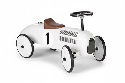 Trotteur: BLANC 73,5x35x40cm, en métal et plastique, 1+