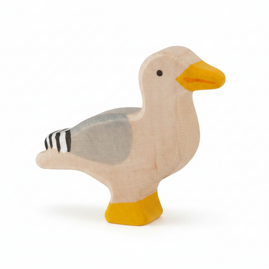 Holzfigur Möwe