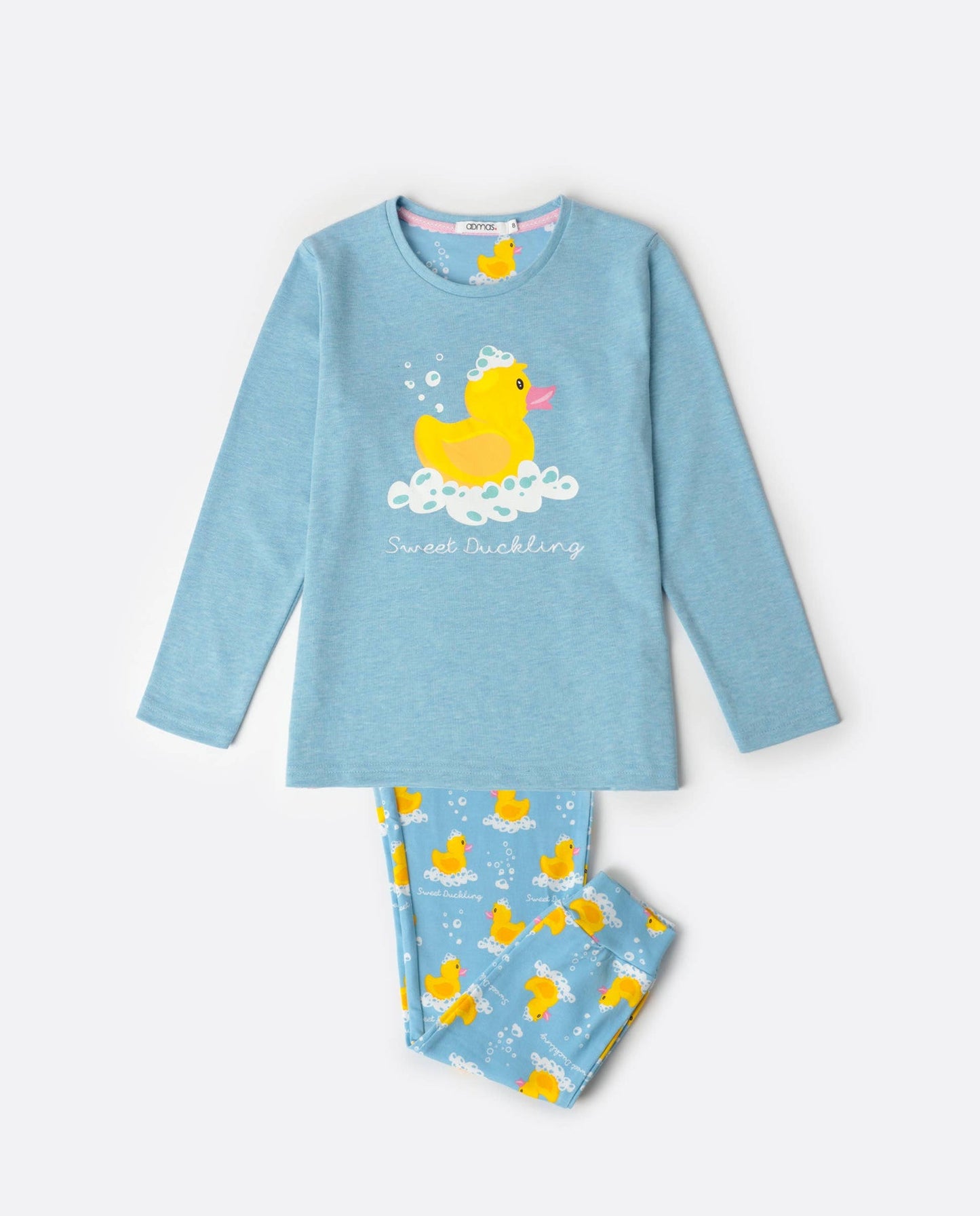 Kinder-Langarmpyjama – Ente „Sweet Duckling“