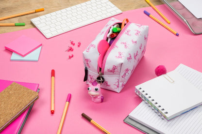 Licorne Roses Trousse scolaire