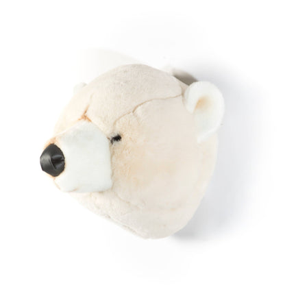 Wanddekoration Plüsch Basile der Eisbär