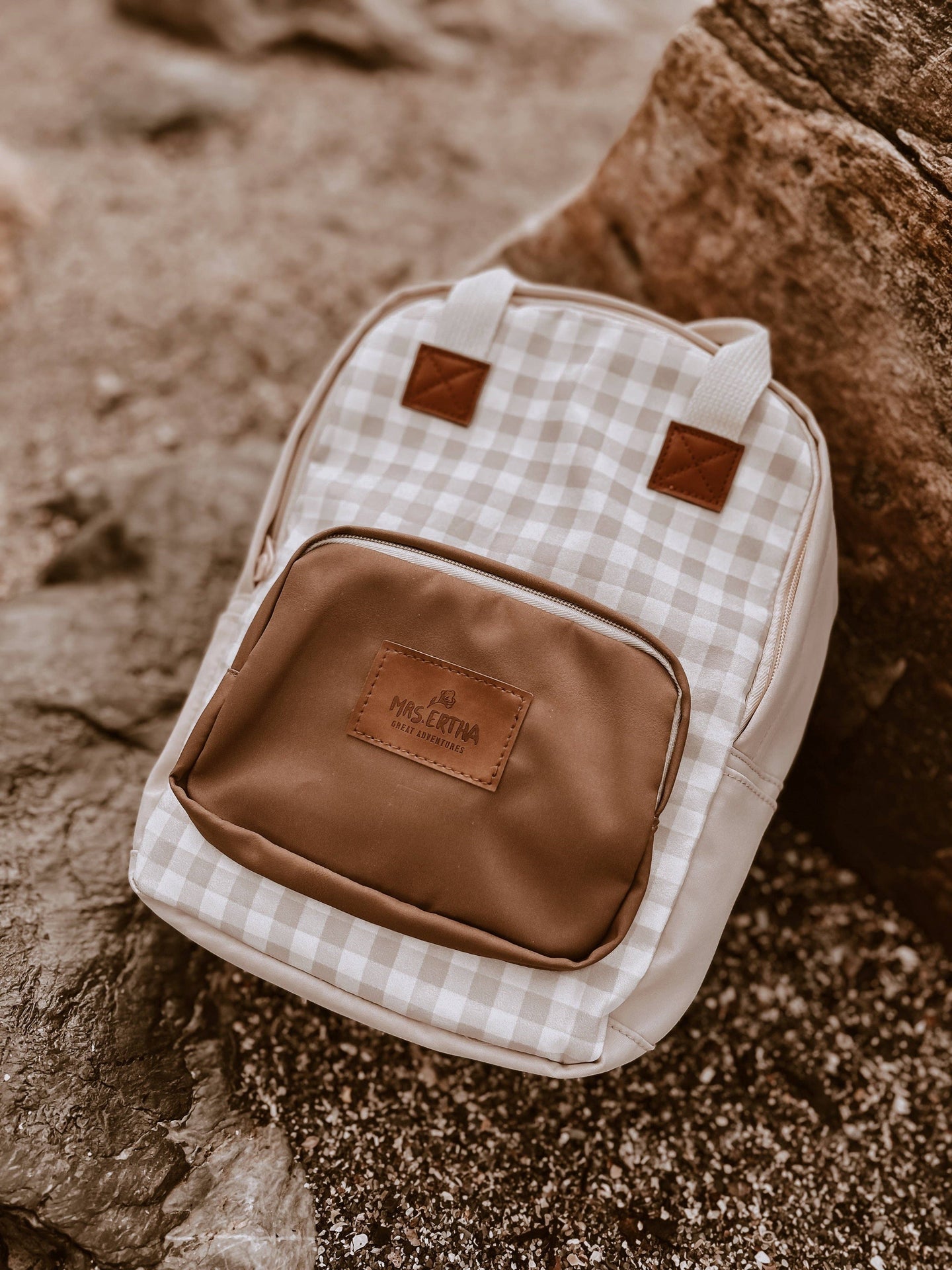 Kids' Backpack - Gingham