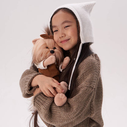 Plüsch-Glückshund, Glücksjojo: Herbst, 38 cm