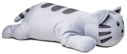 Coussin peluche chat gris ultra uni Uni Toys