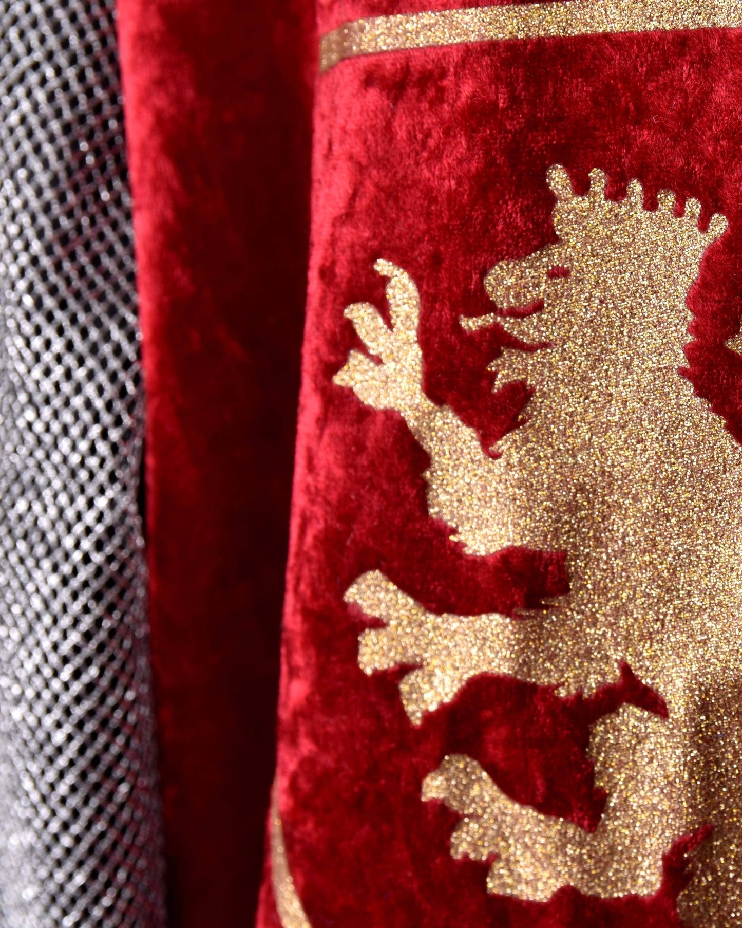 Tunique Chevalier rouge avec capuche 98-104 cm 2-4 ans