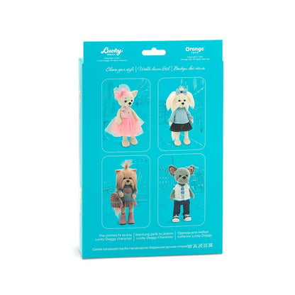 Plüsch-Kleidungsset: Regentag