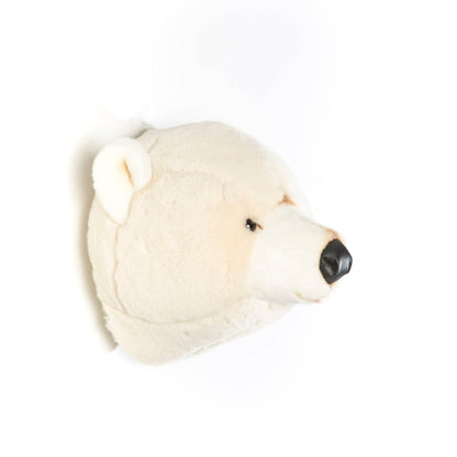 Wanddekoration Plüsch Basile der Eisbär
