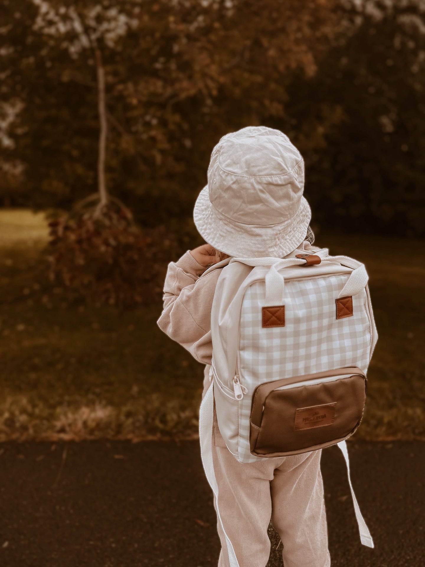 Kids' Backpack - Gingham