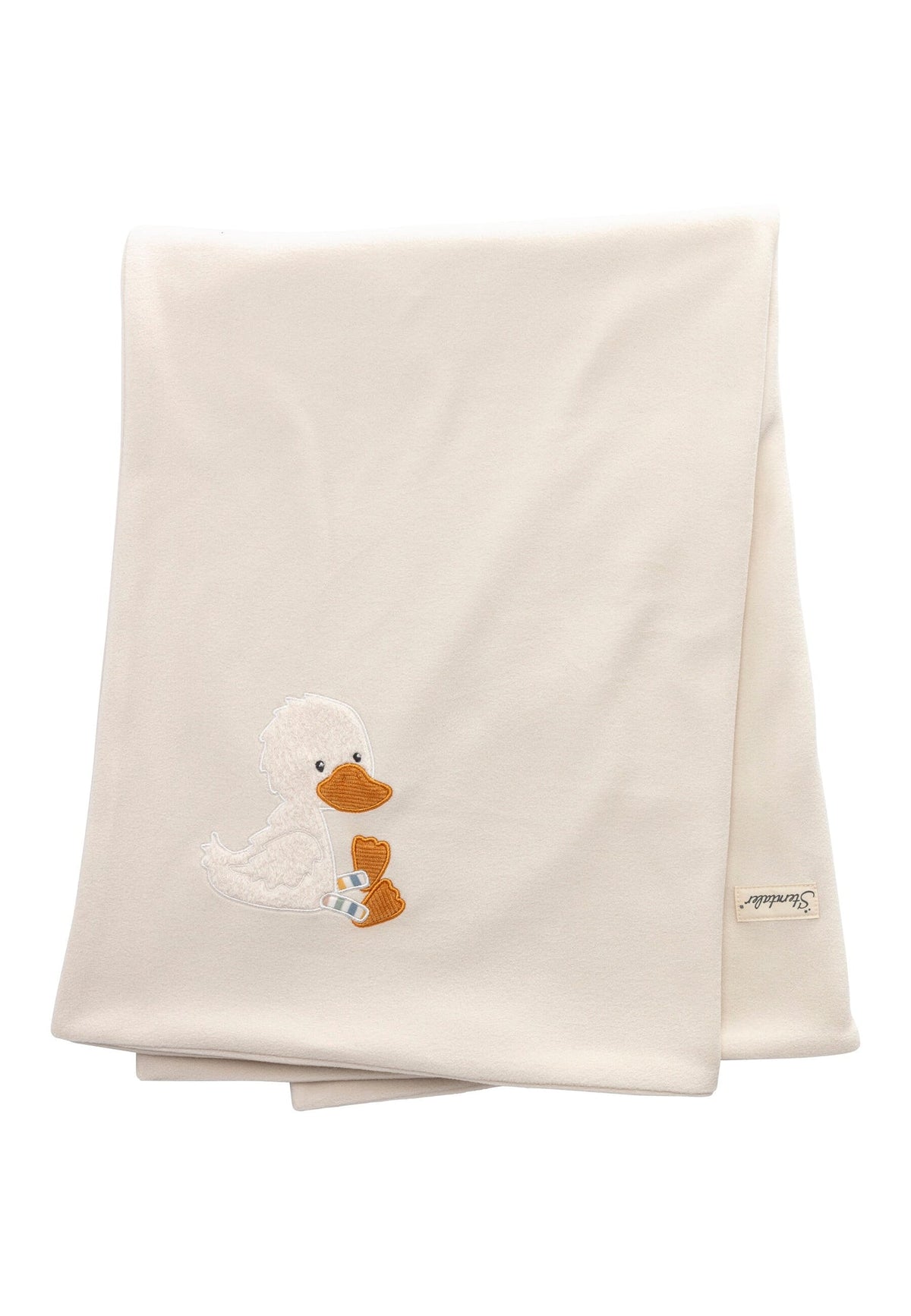 Couverture bébé Canard Edda en microfleece - 100 x 75 cm