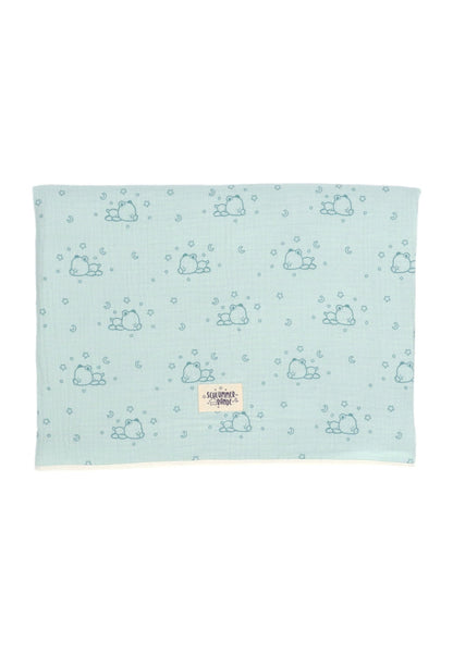 Couverture bébé Ourson en mousseline - 120 x 120 cm – vue 4