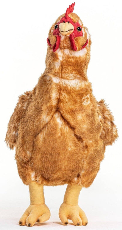 Braunes Hühnerplüschtier