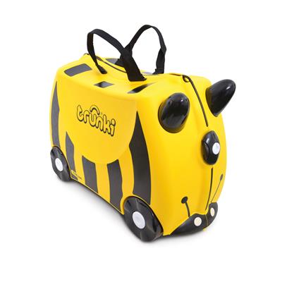 Trunki Ride-on: ABEILLE Bernard 46x30x21cm, emballage polyglotte, empilable, emballé à l'unité dans une boite VPC, 3+