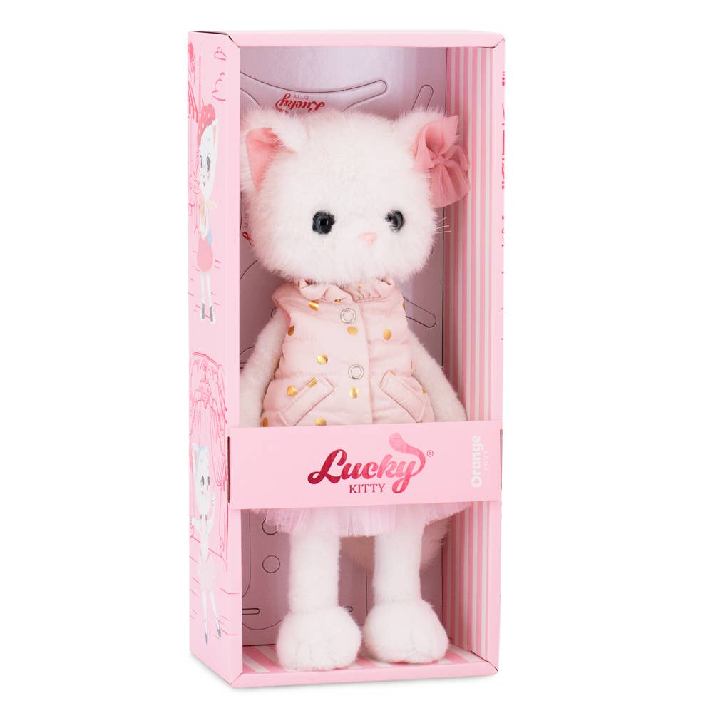 Peluche, Lucky Kitty, Lucky Sophie : Rêves poudrés 38 cm